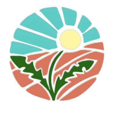 Logo des Ackersyndikats: Löwenzahlpflanze